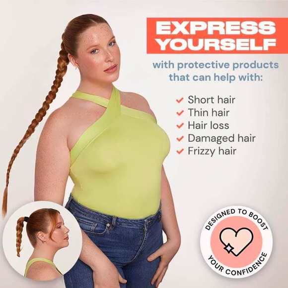 INH Lara Braid Ponytail Extension - champagne blonde - Picture 6 of 8